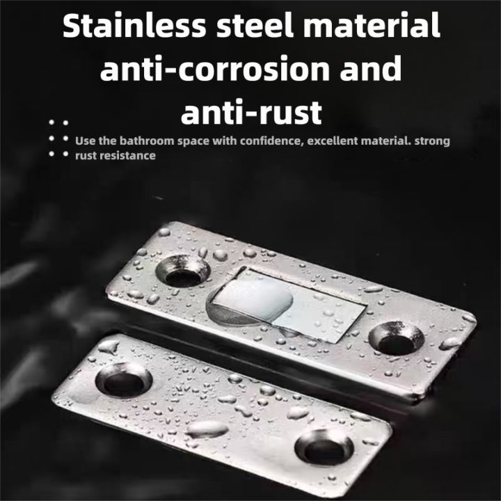 Magnetic Cabinet Catches Ultra Thin Door Strong Magnets Stopper Invisible Adhesive Drawer Magnet Lock for Kitchen Closet Closer