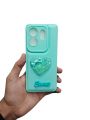 Infinix Zero 30 4G Cover Soft Heart Glitter Camera Protection Beautiful Girl Phone Case. 