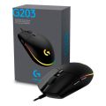 LOGITECH G103 RGB GAMING WIRED MOUSE. 