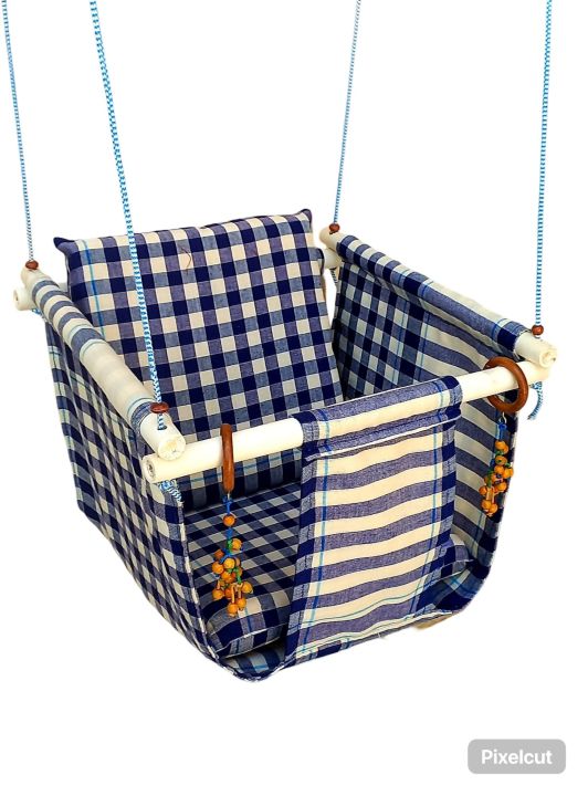 swing Hand made wooden coushion Swing Seat Chair for infants