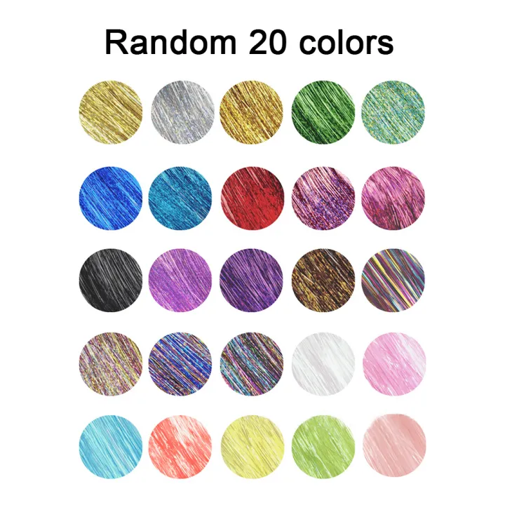 Hair%20Tinsel%20Kit%20With%20Tools%20200%20Strands%20Glitter%20Tinsel%20Hair%20Extensions%20Heat%20Resistant%20Highlights%20Sparkling%20Fairy%20Hair%20For%20Women%20-%20Image%204