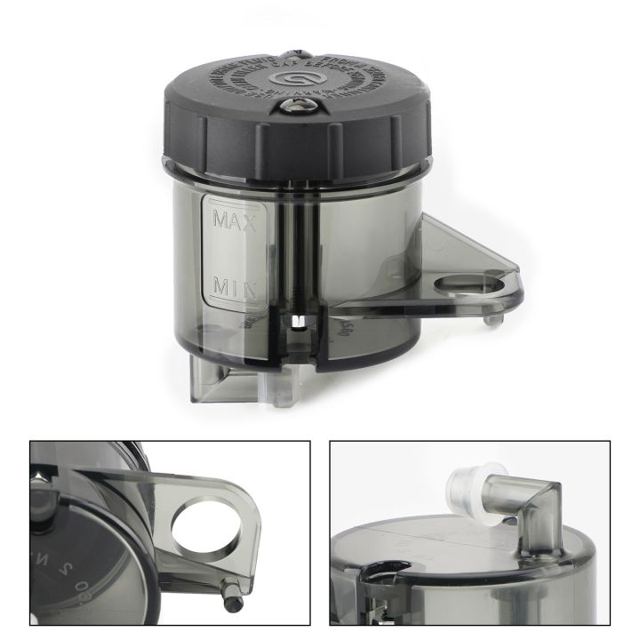 Artudatech 1x Motorcycle Front Brake Clutch Master Cylinder Fluid Reservoir Oil Tank Cup BK