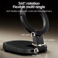 Suction Mount Magnetic Phone Holder Rotatable Wall Mountable Magnetic Stand Adjustable Portable Cell Phone Holder.