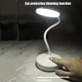 Table Lamp USB Rechargeable Desk Lamp Bed Reading Book Night Light LED Eye Protection Light Foldable  for Study Office Work Lamp. 