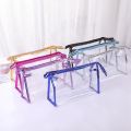 1PC Transparent Handheld Makeup Bag Fashionable Women's Storage Bag Travel Toilet Bag Official Bun.