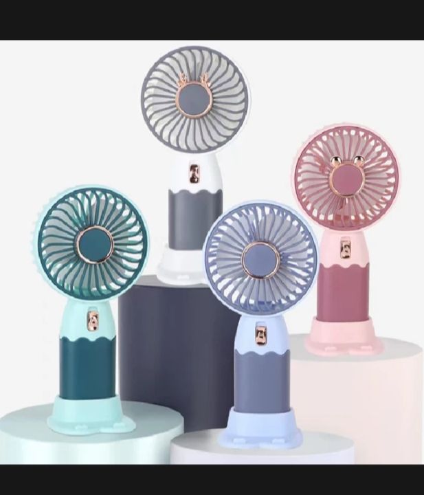 USB Rechargeable Desktop Fans Cute Mini Portable Fan for Office Study ...