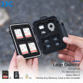 JJC 22 Slots Memory Card Case Holder Organizer for 12 TF Micro SD Card + 8 SD SDHC SDXC Card + 2 Nano SIM Card Storage Card Case. 