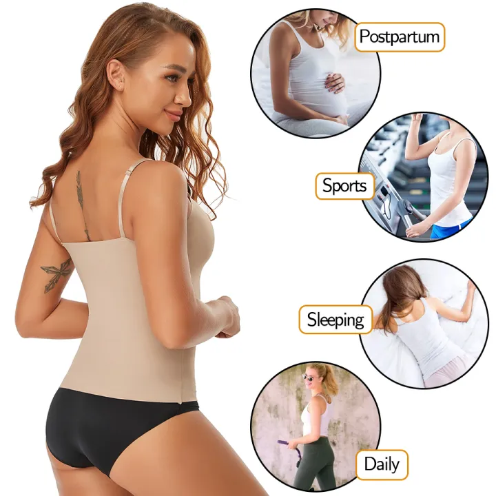 Women%20Tummy%20Control%20Shapewear%20Smooth%20Body%20Shaping%20Camisole%20Tank%20Tops%20Plus%20Size%20Slimming%20Underwear%20Seam-free%20Compression%20Shaper%20-%20Image%204