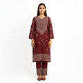 Stitched Chunri 2Pc Dress For Women Summer Linen Fabric Casual Traditional Style Multiple Color. 