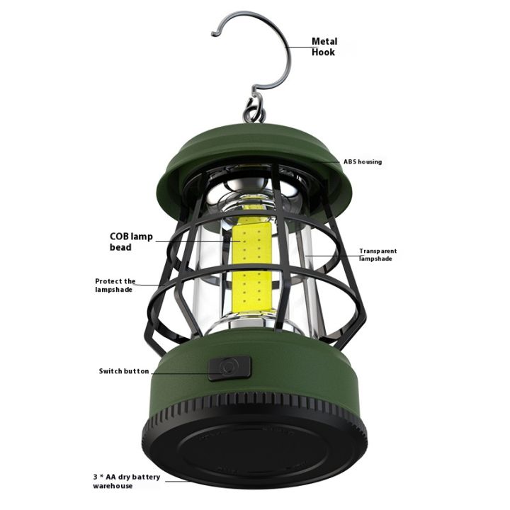 Outdoor%20Camping%20Lights%20Portable%20Handheld%20Hanging%20Tent%20Lanterns%20Retro%20Ambiance%20Lamp%20%20with%20Hook%20Use%203XAA%20Battery%20Power%20Supply%20-%20Image%202
