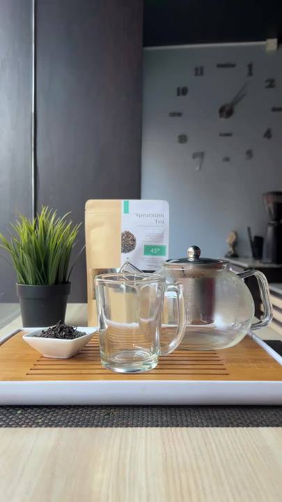 Spearmint Tea For PCOS Reversal and Hormonal Acne - 80g - Black Tea & Spearmint Blend - Nepal Tea Exchange