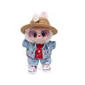 High-quality for Labubu Kids' Clothing 15cm - 17cm Western Denim Clothing and Shoes Set Labubu Universal Clothing. 