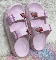 New Soft EVA Rubber Lightweight & Comfortable Buckle Sandals with Cute Charms for Girls & Womens Slippers.
