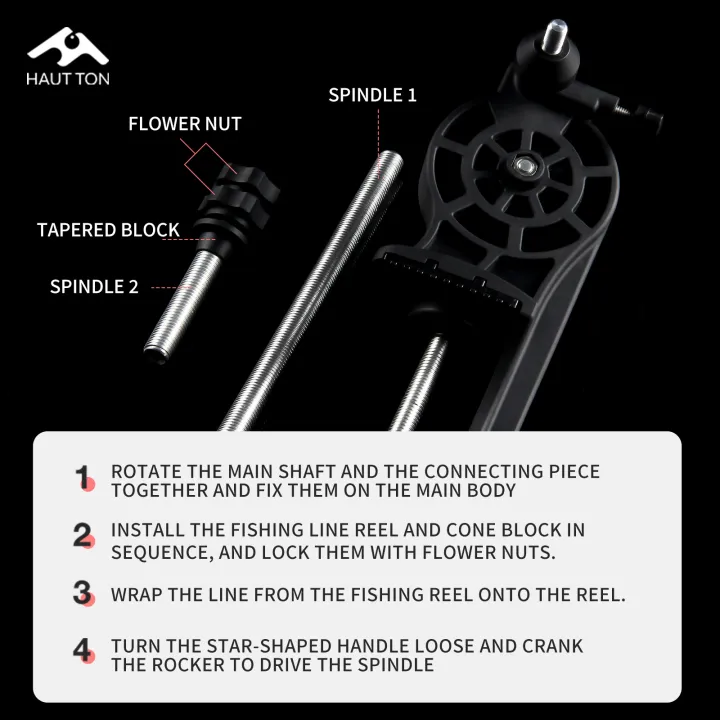 HAUT%20TON%201pc%20Easy%20To%20Operate%20Portable%20Fishing%20Line%20Winder%20Effortlessly%20For%20Spinning%20&%20Casting%20Reels%20Must-Have%20Fishing%20Accessory%20-%20Image%206