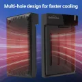 UnionSine 3.5'' HDD Case SATA to USB 3.1 Type C Adapter External Hard Drive Enclosure for 2.5" 3.5" SSD Disk HDD Case for PC. 