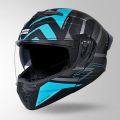 STUDDS TROOPER D3 VENTURA HELMET (Matt Black Blue. 