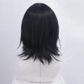 Anime Fyodor Dostoevsky Cosplay Wig Black Simulated Scalp Fyodor D Dostoevsky Heat Resistant Hair Fyodor Wigs.