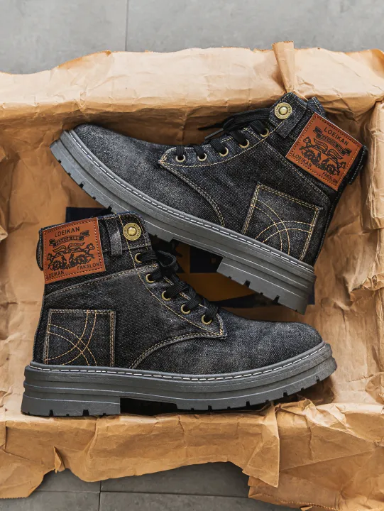 Men's%20high%20top%20denim%20boots,%20casual%20sports%20shoes,%20trendy%20and%20fashionable%20men's%20boots%20-%20Image%202
