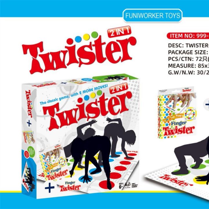IMPORTED TOY TWISTER GAME . TWIST YOUR KIDS SKILLS