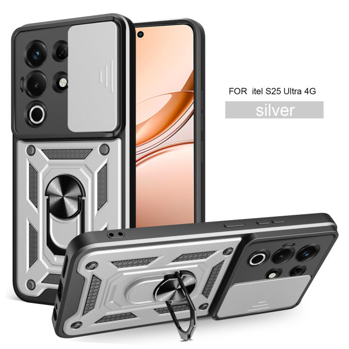 For%20Itel%20Super%2026%20Ultra%20Case%20Itel%20S25%20Ultra%20Cover%20Magnetic%20Ring%20Holder%20Armor%20Phone%20Case%20Slide%20Camera%20Protect%20Back%20Cover%20-%20Image%206
