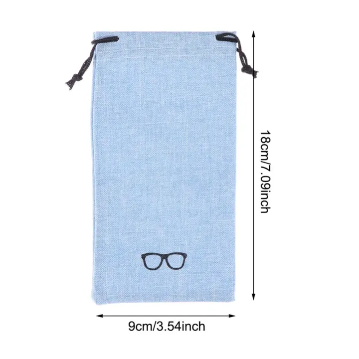 5/10/20Pcs%20Portable%20Linen%20Fabric%20Pouch%20For%20Sunglasses%20Bag%20Multi-Functional%20Eyeglasses%20Case%20Optical%20Glasses%20Lanyard%20Cloth%20Bags%20-%20Image%205