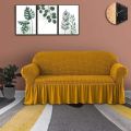 nice and attractive design Turkey original fabric spandex elastic sopa cover Only 2 seat price. 