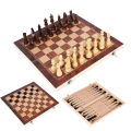3 In 1 Board Party Table Games Dice Chess Backgammon Board Entertainment Travel Games Checkers Chess.