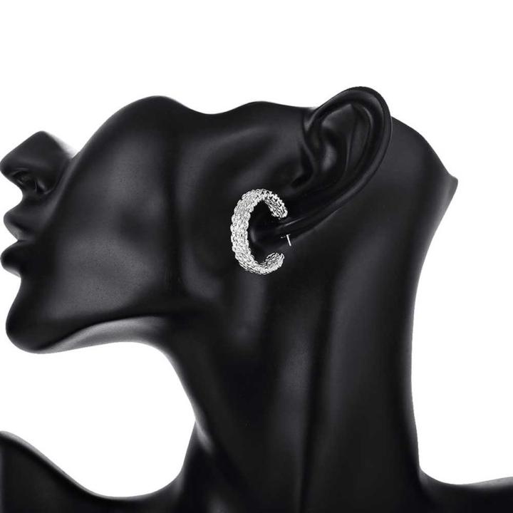 Popular%20fine%20925%20Sterling%20Silver%20charms%20stud%20Earrings%20for%20Women%20Creativity%20Christmas%20s%20Street%20all-match%20party%20Jewelry%20-%20Image%205