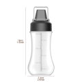 5-Hole Condiment Squeeze Bottles Transparent Sauce Dispenser With Nozzles For Mayonnaise Honey Kitchen Storage Container.