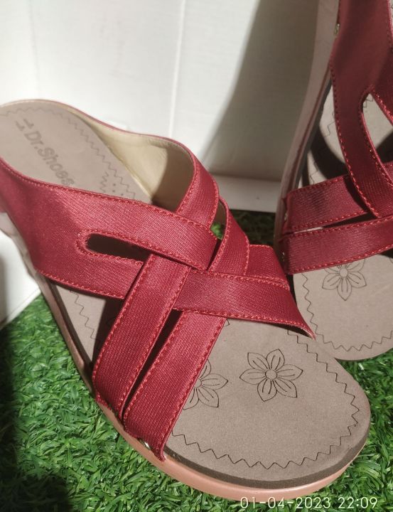 Ladies%20Dr%20Shoes%20High%20Quality%20Original%20Product%20%20Red%20Color%20Shoes%20-%20Image%204