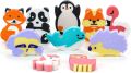 Erasers for Kids - Pencil Eraser Animals - 20 Pcs Mini Erasers Kids Bulk - Cute Erasers for Classroom Prizes - Bulk Gifts for Kids - Mini School Supplies - Bulk Toys - Vending Machine Toy ) (F_loverS). 
