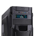 5.25 Inch 12V PC Computer Fan Controller 3 Fan Speed Controller Temperature Sensor LCD Digital Display Front Panel For PC. 