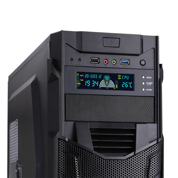 5.25%20Inch%2012V%20PC%20Computer%20Fan%20Controller%203%20Fan%20Speed%20Controller%20Temperature%20Sensor%20LCD%20Digital%20Display%20Front%20Panel%20For%20PC%20-%20Image%204