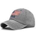 Denim Usa Baseball Cap Patriotic Fashion Mens Casual Hat Trendy American Flag Snapback Stylish Vintage Dad Hat. 