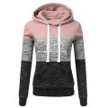Women Tracksuit Printing Hooded Sweatshirt Sweatpant Color Block Versatile Casual Jogging Pullovers Sport Trousers Outfits S-3XL. 