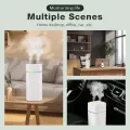 600ML Luminous Air Humidifier Double Spray Port Essential Oil Aromatherapy Humificador Cool Mist Maker Purify for Home Office. 
