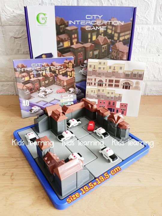 🏅 Kids Learning 🏅 Ready to Ship from Thailand City Interception Game Board Games Brain Training Games