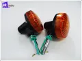 Suzuki ts100 ts100c ts100n turn signal LH & RH set (2 pcs) # front-back turn signal (orange light cover) left-right 1 set (2 pcs). 