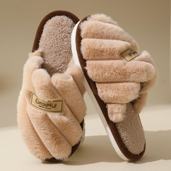 Winter%20Warm%20Plush%20Women%20Slippers%20Non%20Slip%20Soft%20Shoes%20Comfort%20Flat%20Heel%20Indoor%20Bedroom%20Couple's%20Slippers%20for%20Home%20Shoes%20-%20Image%207