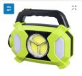 Solar Rechargeable Flashlight - Multifunction torch -Solar Rechargeable Flashlight - 4 in 1 Functions - Solar Rechargeable - Best Backup Best in Blue Green Colour Bright Light Flash Light Matt Finishing Side Lights. 