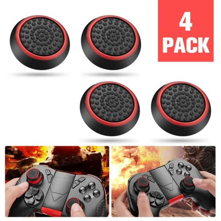 4PCS/10PCS Nonslip Silicone Analog Joystick Thumbstick Thumb Stick