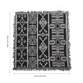 90x90cm Bohemian Plaid Blanket with Tassel for Sofa Bed Decorative Blankets Cotton Sofa Cover Throw Blanket. 