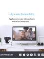 New 1080P Webcam Full HD Web Camera With LED Fill Light Microphone USB Plug Web Cam For PC Computer Mac Laptop Desktop Camera.