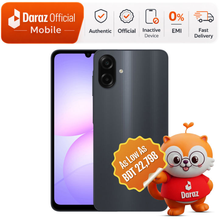 Samsung Galaxy A07 6/128GB | 6.5" HD+ Display | 1 year Official Warranty