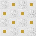 3D Wall Foam Sheet, 3D Peel and Stick Foam Wall Panels, 12 sheets cover  60sq feet, Self Adhesive Decorative..... 