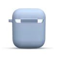 Silicone Cases With Hook Cover For Apple Airpods 1/2 Protective Shockproof Wireless Earphone Cover For airpods 2 1 case Box Bags. 