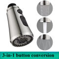 1/2PCS Kitchen Faucet Extender Sprayer Nozzle 3 Modes ABS Water Saving Bathroom Basin Sink Shower Spray Head for 1/2" Connection. 