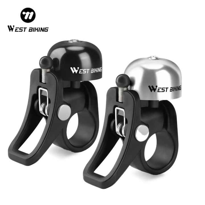 WEST BIKING Mountain Bike Bell Safety Warning Signal Loud Retro Bicycle Bell Road Handlebar Bike Accessories Riding Equipment