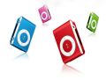 Mini MP3 Player / MP4 Player / Portable Music Player /  Shuffle, Memory Card Supported upto 8GB & Rechargeable with Free Hands Free and Charging Cable. 