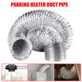 Scalable Aluminum Foil Ventilation Pipe 50/60/76/80/90mm Encrypted Smoke Tube Kitchen Exhaust Fan Hose for Parking Heater Outlet.